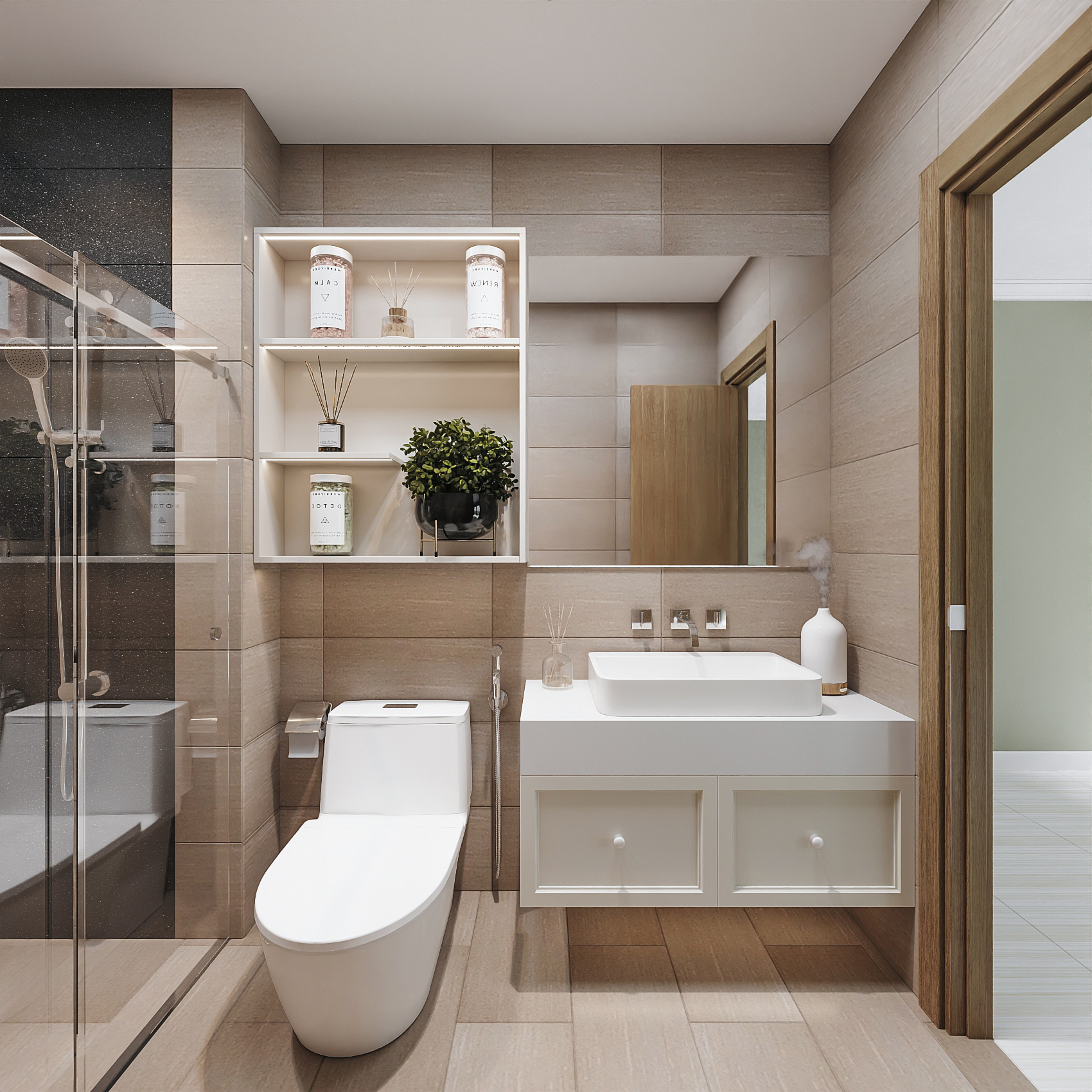 Hình ảnh không gian nội thất: Phòng tắm